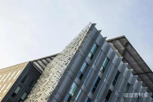 高清摄影 具有独特建筑设计的现代建筑。