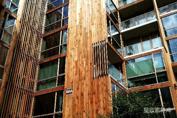 高清摄影 棕白相间的混凝土建筑