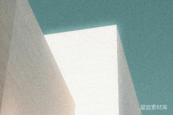 高清摄影 简洁的建筑线条与蓝天相映成趣