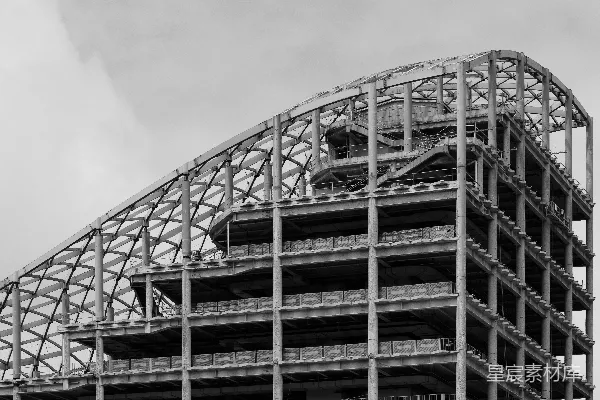 高清摄影 在建建筑物的骨骼结构