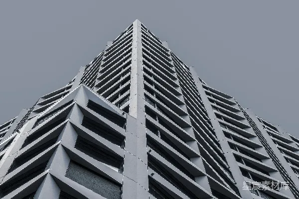 高清摄影 白天的白色混凝土建筑