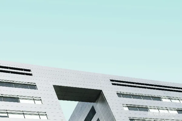 高清摄影 白色混凝土建筑