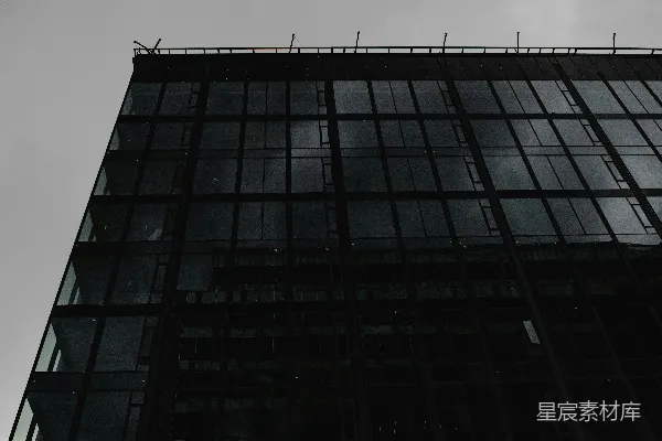 高清摄影 白天的黑白建筑