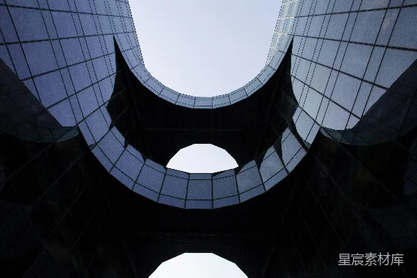 高清摄影 建筑物的低角度视图