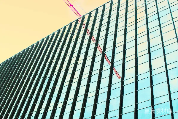 高清摄影 白天的玻璃建筑