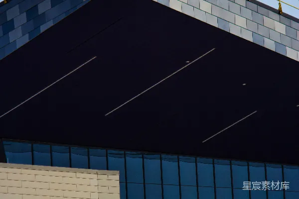 高清摄影 现代建筑，采用几何形状和玻璃幕墙