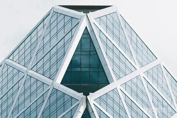 高清摄影 现代几何设计玻璃建筑