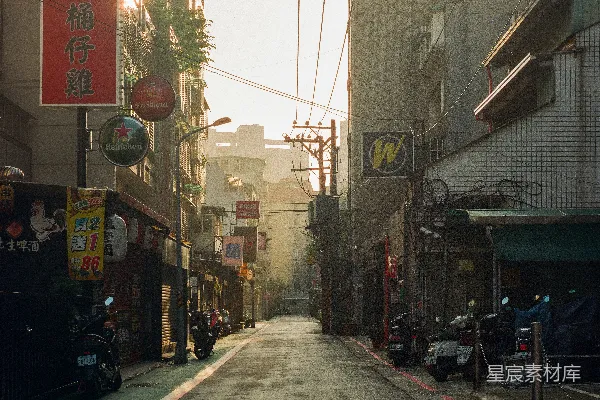 高清摄影 白天停在路边的车