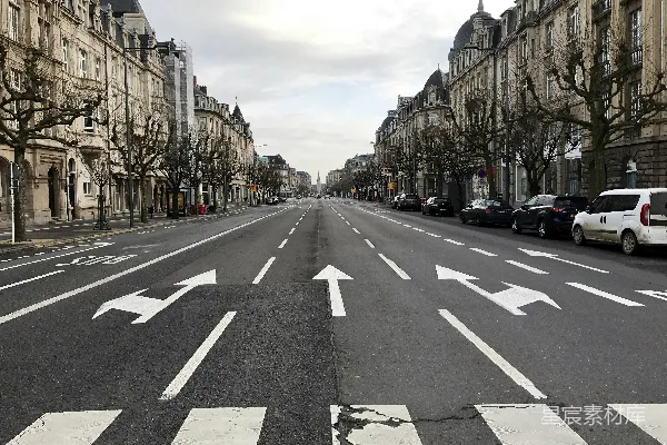 高清摄影 路边停放的汽车