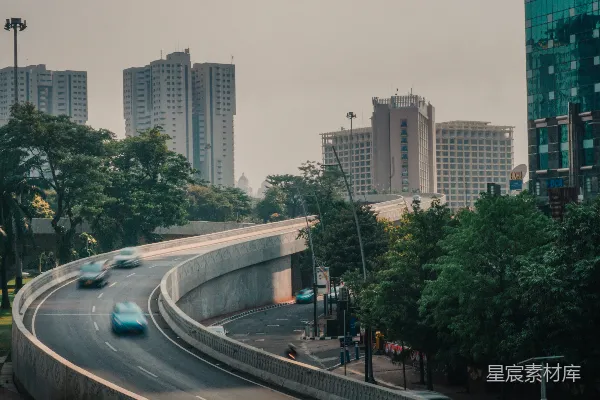 高清摄影 在白天拍摄的灰色混凝土道路延时摄影
