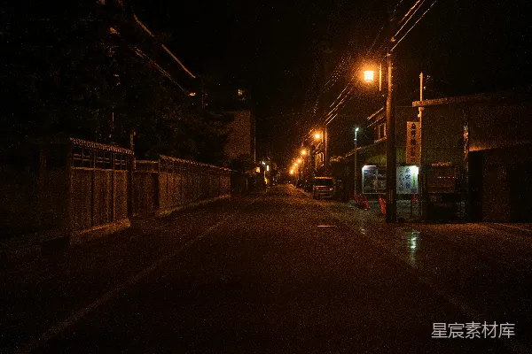 高清摄影 夜晚的街道