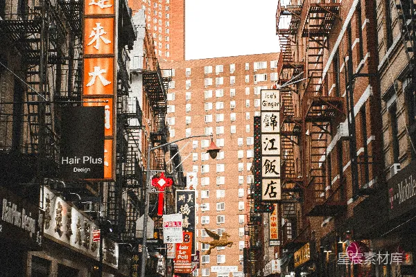高清摄影 街上的行人