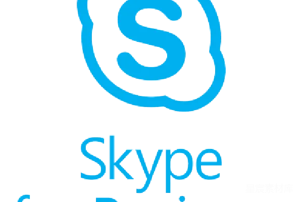 元素素材 Skype for Business标志