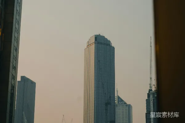 白天的高层建筑