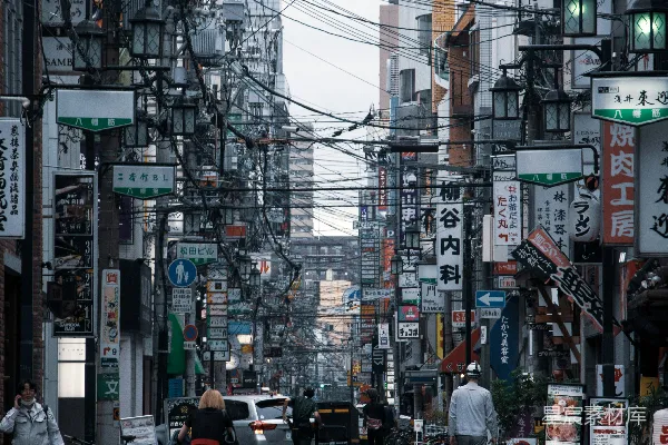 高清摄影 繁忙的城市街道