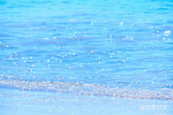 高清摄影 海滩上的水的特写镜头