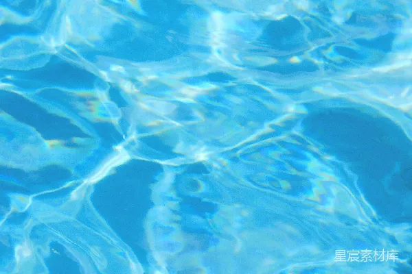 高清摄影 一个清澈的蓝色水池