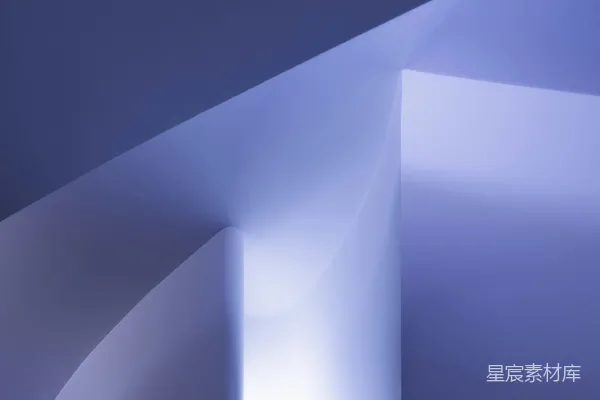 高清摄影 一张抽象的曲面墙的照片