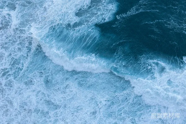 高清摄影 海洋波浪的空中俯瞰图