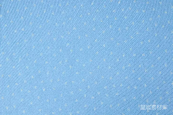 高清摄影 蓝白波点纺织品