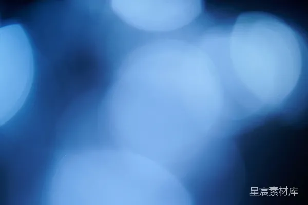 高清摄影 白蓝光斑灯