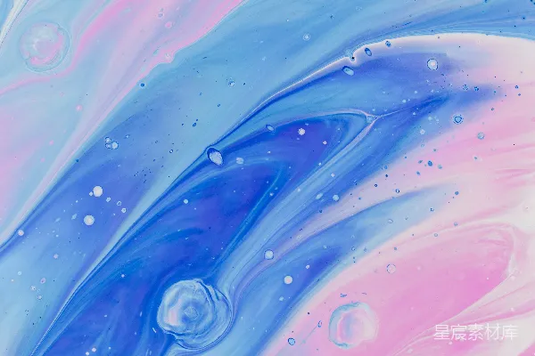 高清摄影 蓝色和粉色抽象画