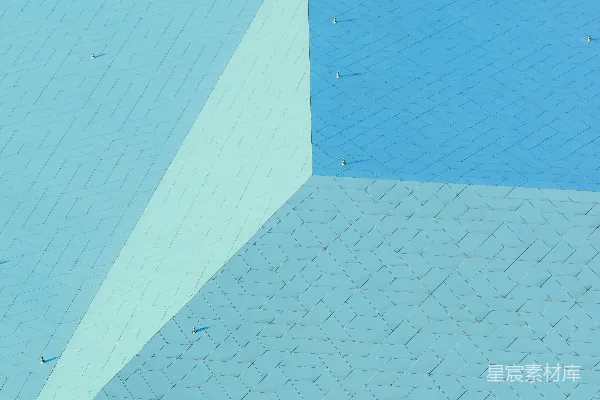 高清摄影 白天的蓝色混凝土墙