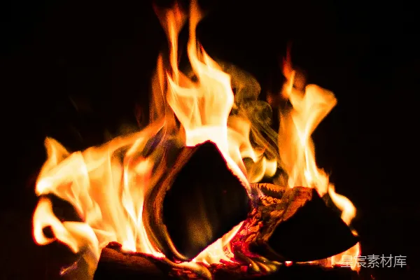 Bonfire Close-Up Photography