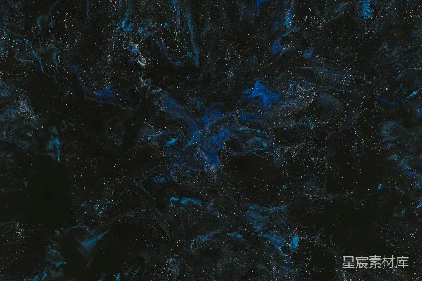 高清摄影 一个黑色和蓝色的背景，上面有许多黑色和蓝色的漩涡。