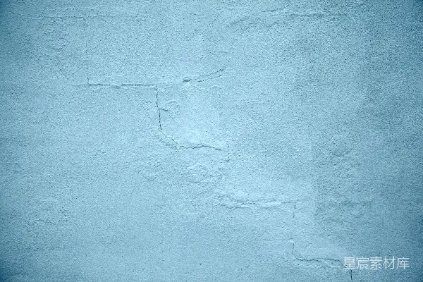 高清摄影 白天的粉刷成蓝色的混凝土墙