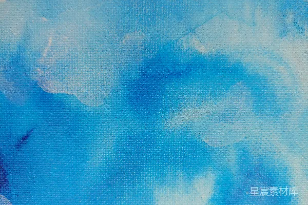 高清摄影 一幅蓝白相间的漩涡画作