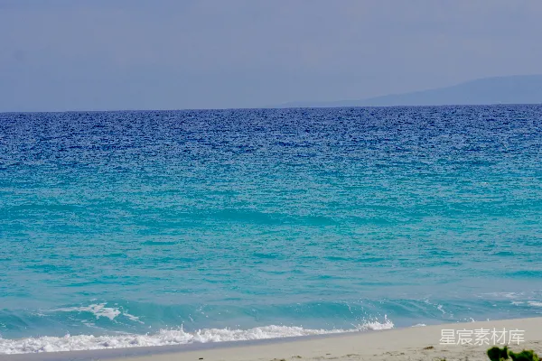 高清摄影 从海滩上看到的海洋景色