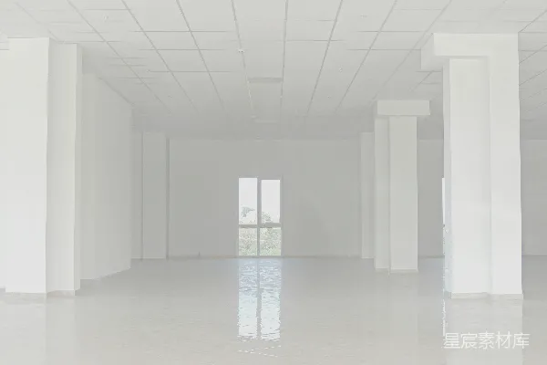 高清摄影 白色混凝土建筑，带有玻璃窗