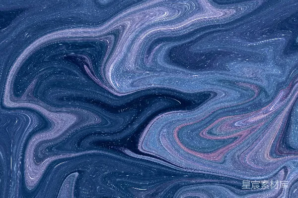 蓝色和紫色的背景下有漩涡和星星