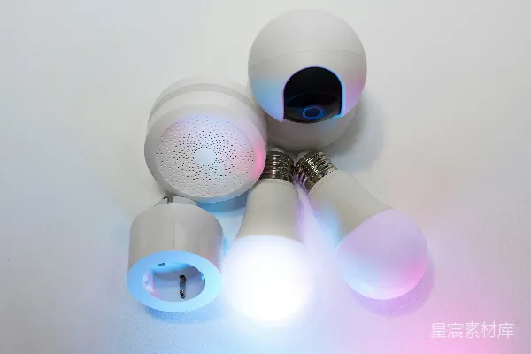 高清摄影 一个带有灯的玩具的特写