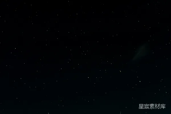 高清摄影 黑蓝相间的星空