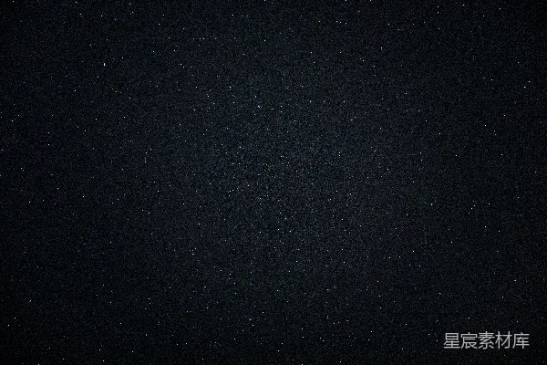 高清摄影 夜空中有几颗星星。