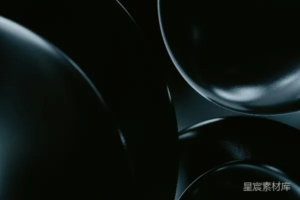 高清摄影 一群黑色的气球在空中飘浮。