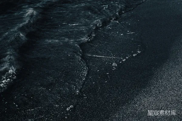高清摄影 海边的海水波浪