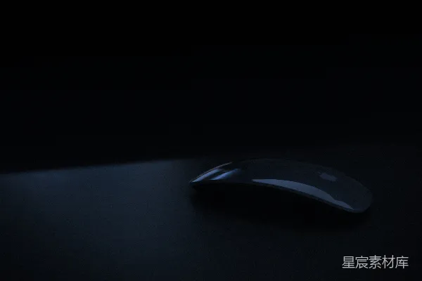 高清摄影 黑表面上的一把银色刀子