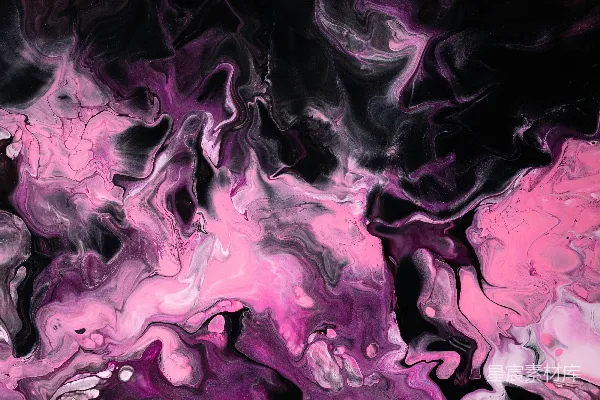 高清摄影 紫色和黑色的抽象画