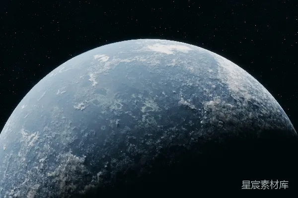 高清摄影 从太空中拍摄的地球特写
