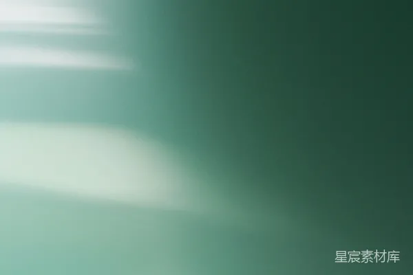 高清摄影 绿色的纺织品搭配白色光线