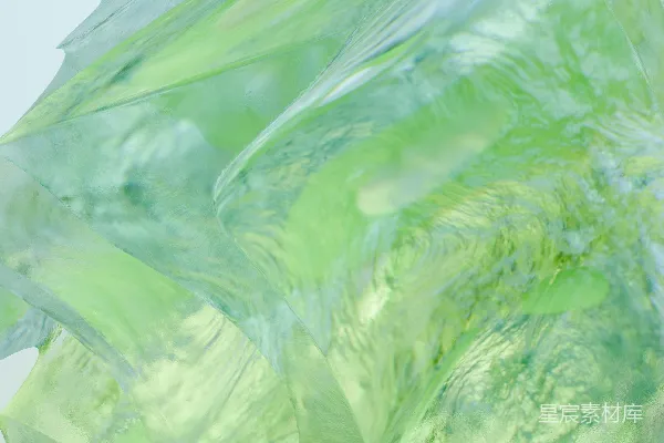 高清摄影 一个绿色和白色的物体的特写镜头