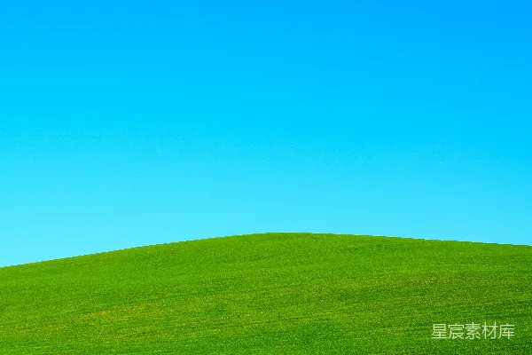 高清摄影 蓝天下的青山
