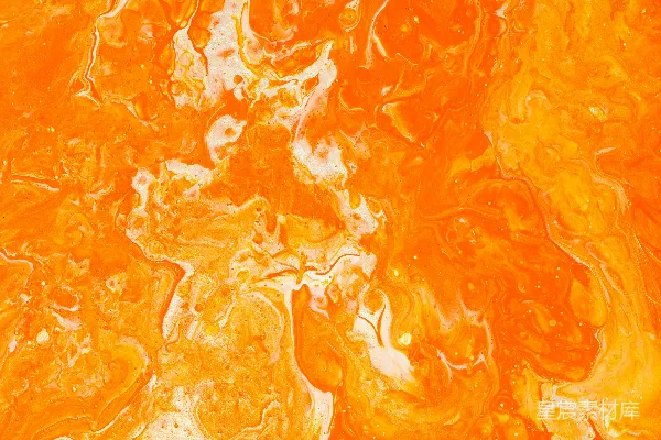 高清摄影 橙白抽象画