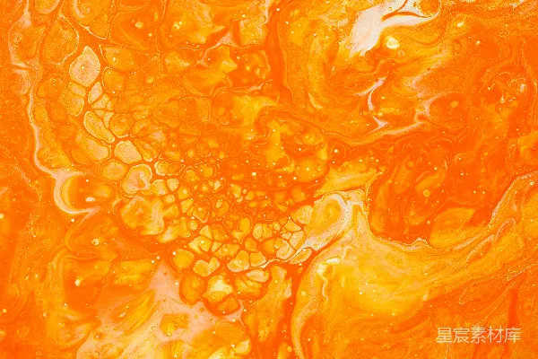 高清摄影 橙色和黄色的抽象画