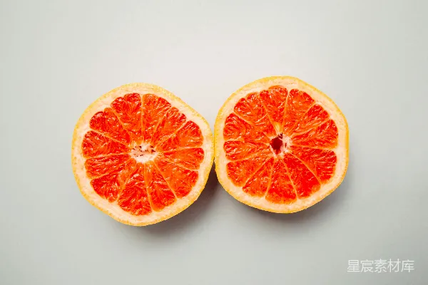 高清摄影 切片柚子