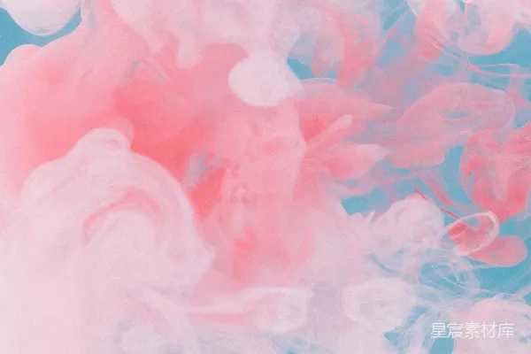 高清摄影 红蓝烟雾插图