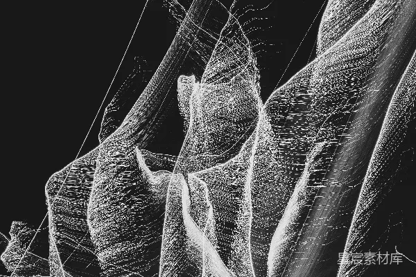 高清摄影 黑白抽象画